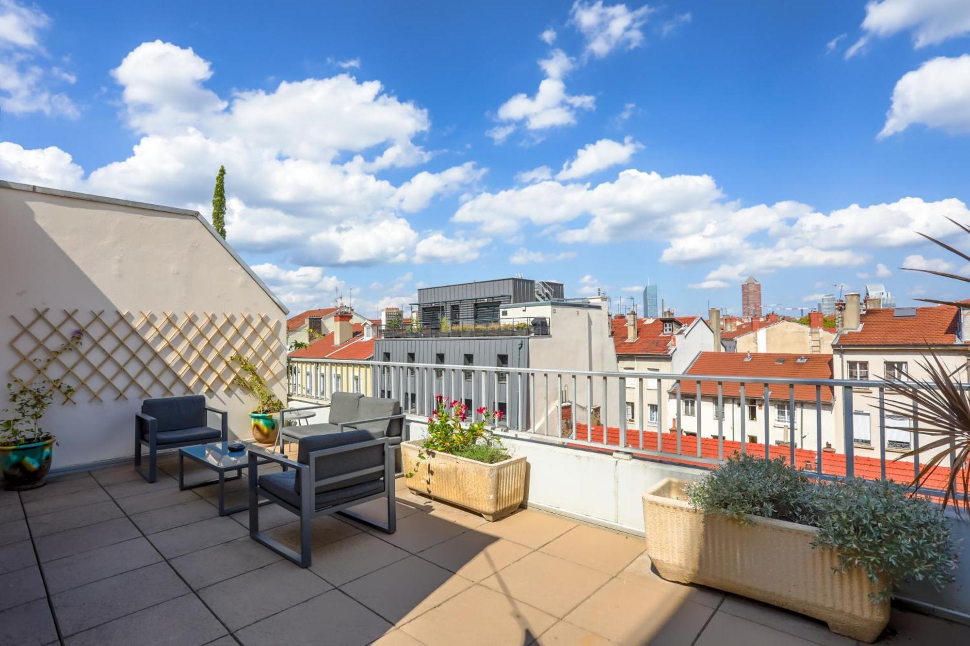 Lyon Premium - 7E Ciel Rooftop Panoramique Luaran gambar